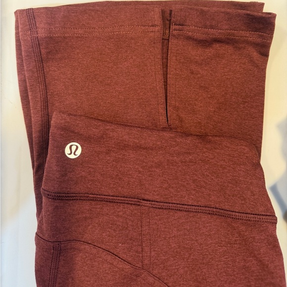 Lululemon softy suedey HR split hem mini flare pant 30” length size 10 - Picture 10 of 10